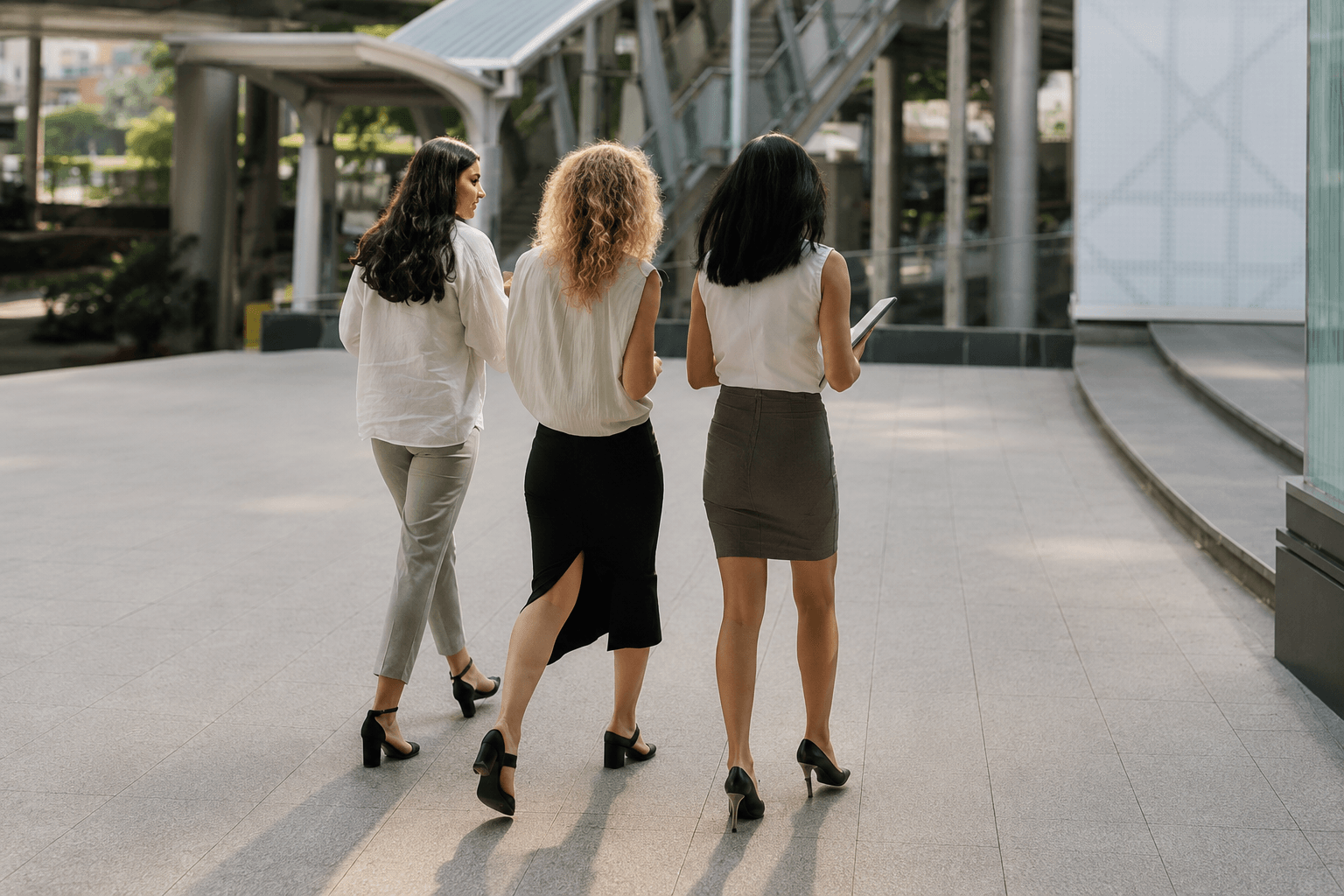 Team walking at Lagrange Point