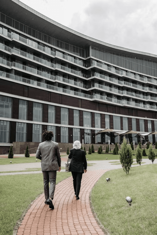 Modern office building